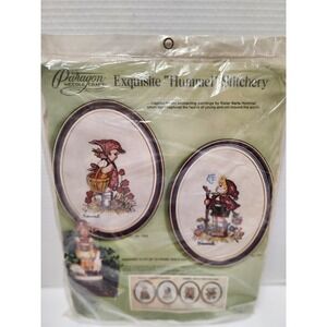 Vintage 1975 Paragon Needlecraft "Exquisite Hummel‎ Stitchery" kit Peasant girl